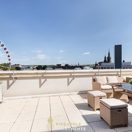 Pineapple Apartments Penthouse Am Zwinger - 162 Qm - 1X Free Parking Dresden Exterior foto